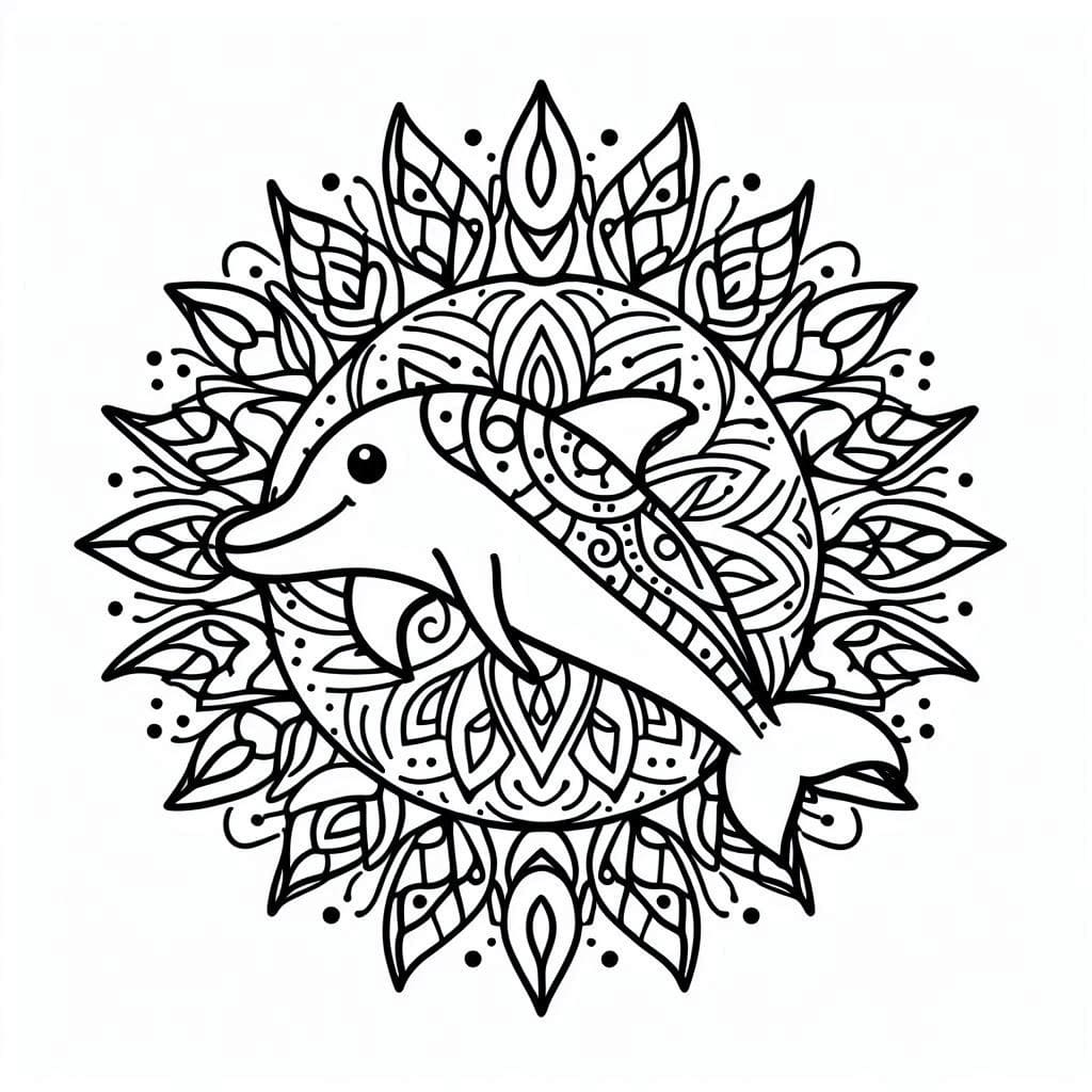 Mandalas Dauphin 5